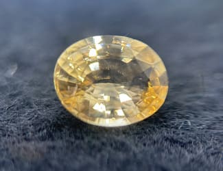 1.24 ct Vivid Yellow Sapphire - Untreated - Sri Lankan